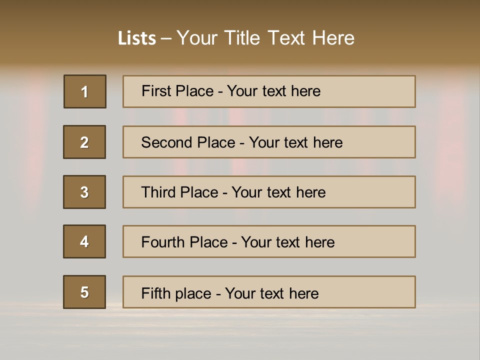 Curtain Fabric Hollywood PowerPoint Template