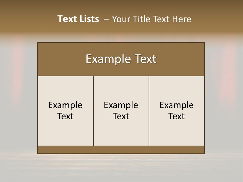 Curtain Fabric Hollywood PowerPoint Template