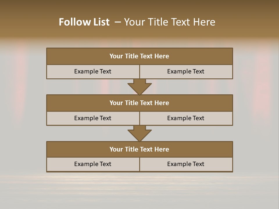 Curtain Fabric Hollywood PowerPoint Template