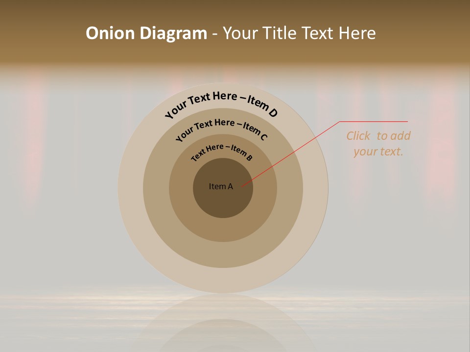 Curtain Fabric Hollywood PowerPoint Template