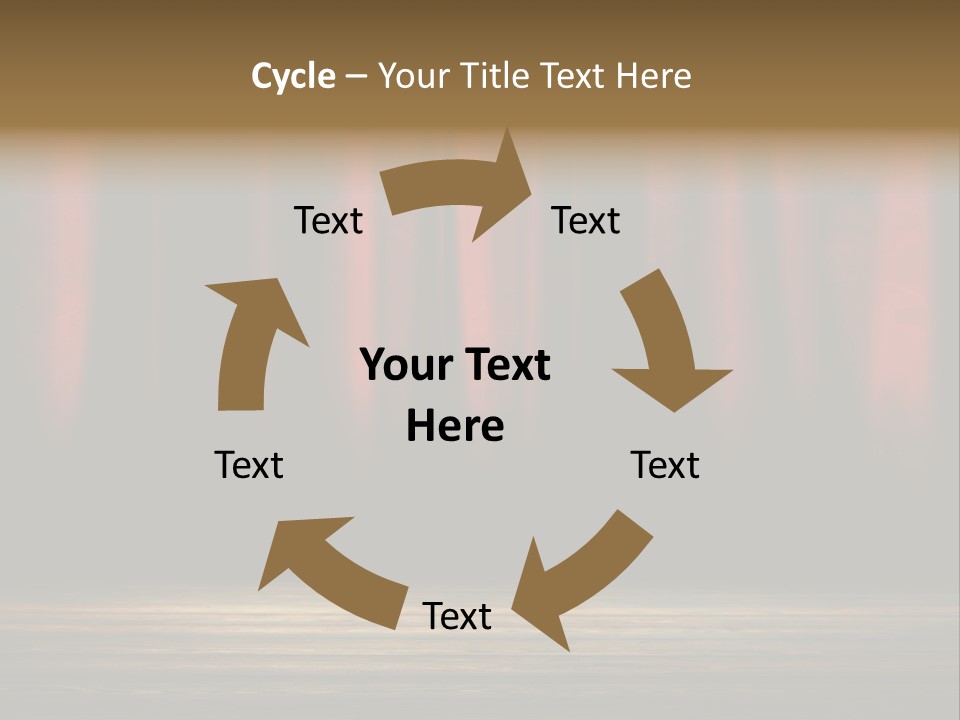 Curtain Fabric Hollywood PowerPoint Template