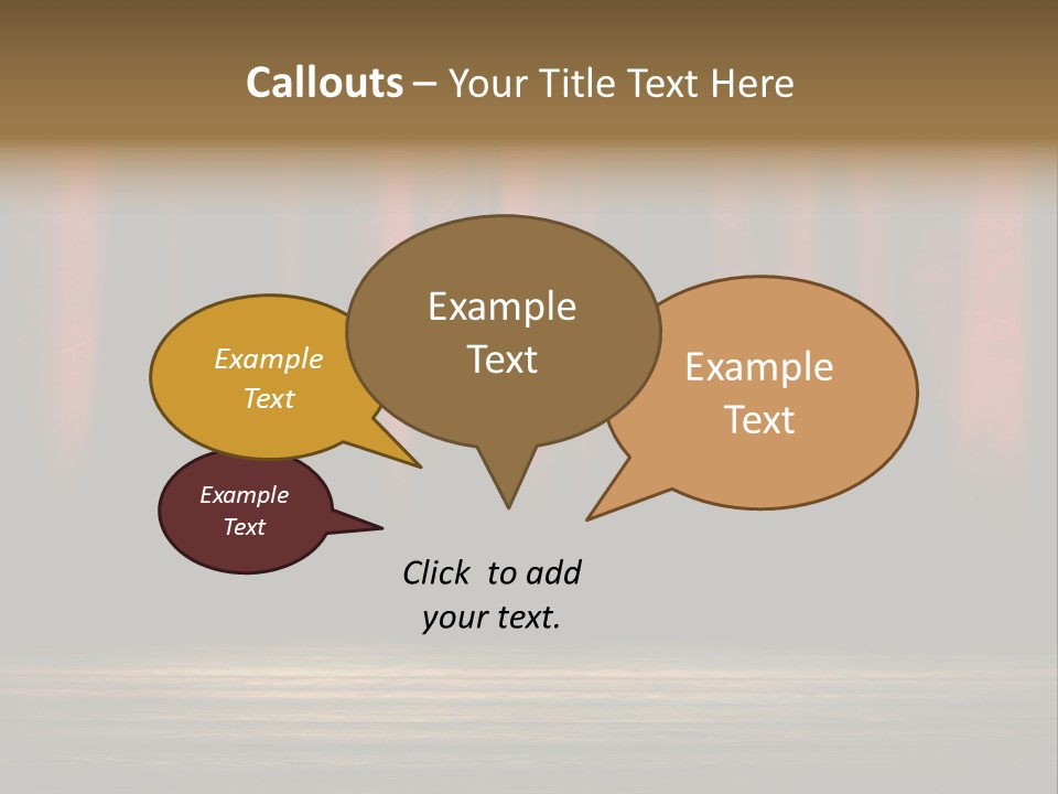 Curtain Fabric Hollywood PowerPoint Template