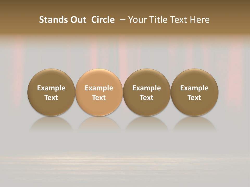 Curtain Fabric Hollywood PowerPoint Template