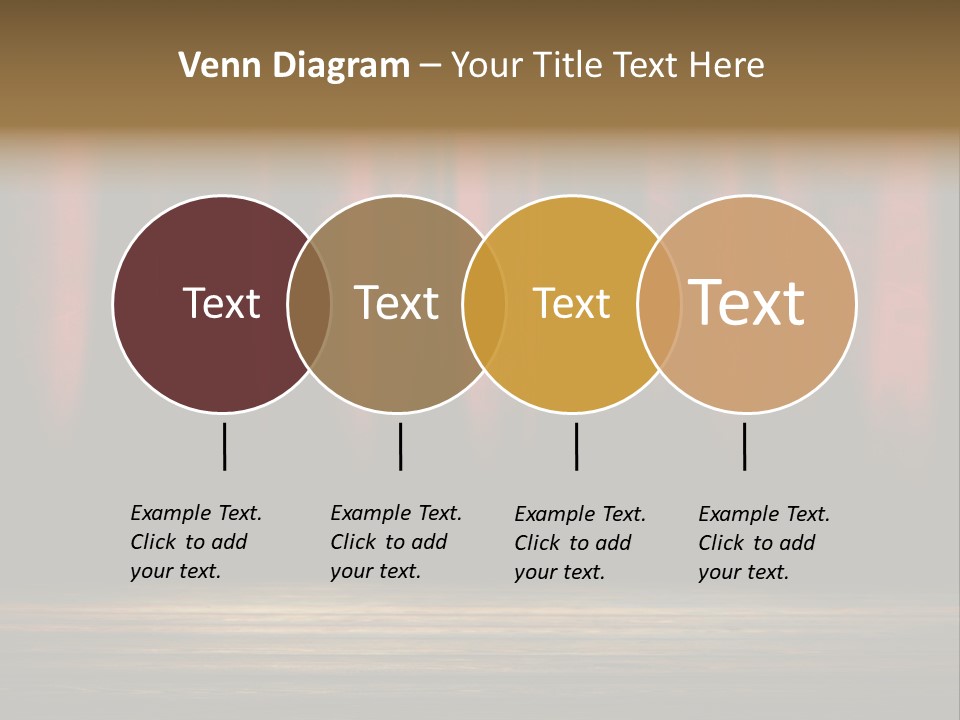 Curtain Fabric Hollywood PowerPoint Template