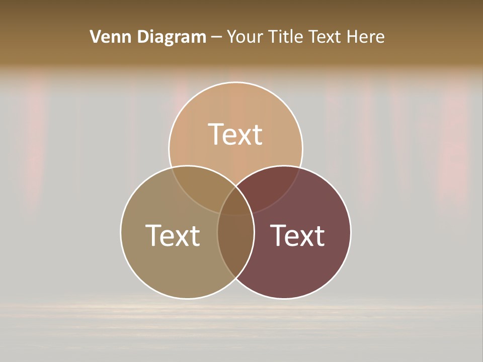 Curtain Fabric Hollywood PowerPoint Template