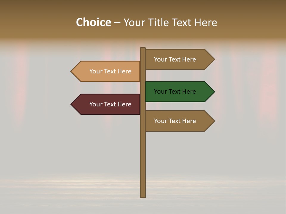 Curtain Fabric Hollywood PowerPoint Template