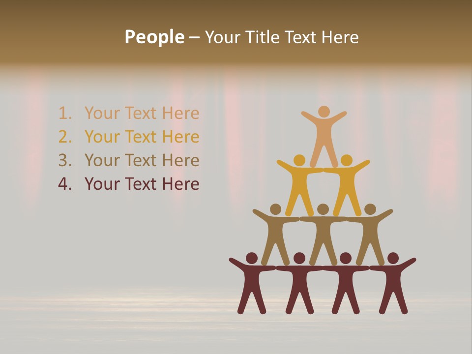 Curtain Fabric Hollywood PowerPoint Template