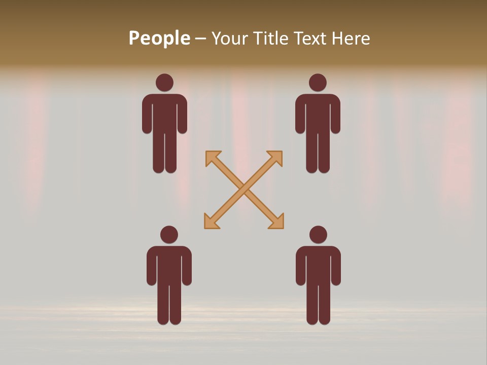 Curtain Fabric Hollywood PowerPoint Template