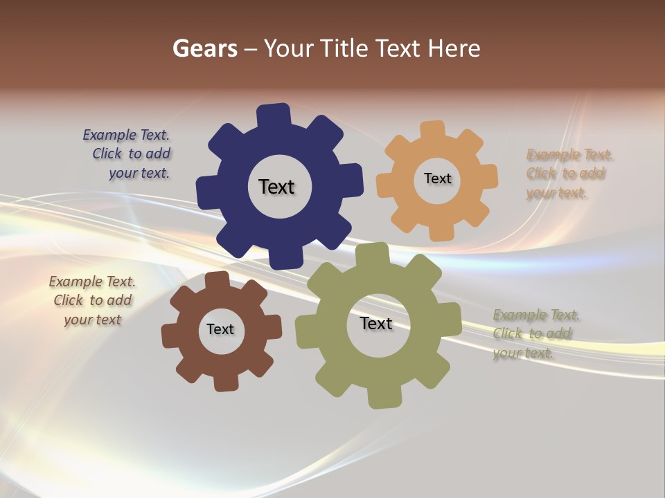 Silhouette Card Design PowerPoint Template