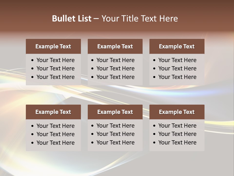 Silhouette Card Design PowerPoint Template