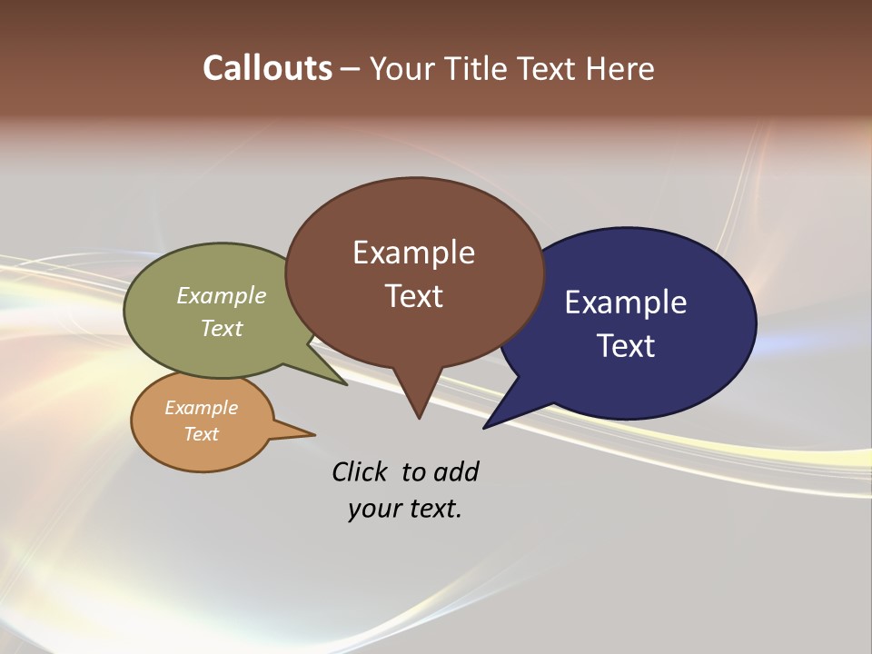 Silhouette Card Design PowerPoint Template