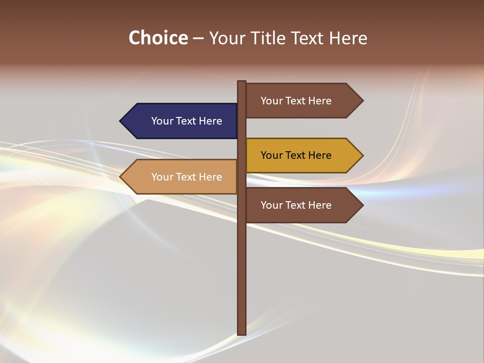 Silhouette Card Design PowerPoint Template