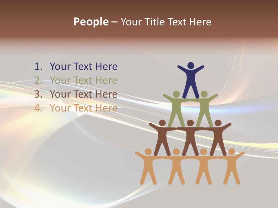 Silhouette Card Design PowerPoint Template