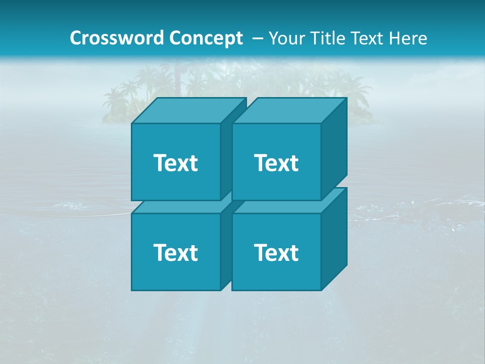 Scape Beam Sun PowerPoint Template