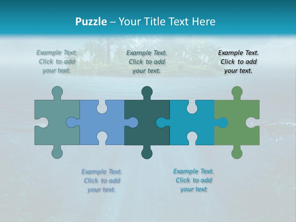 Scape Beam Sun PowerPoint Template