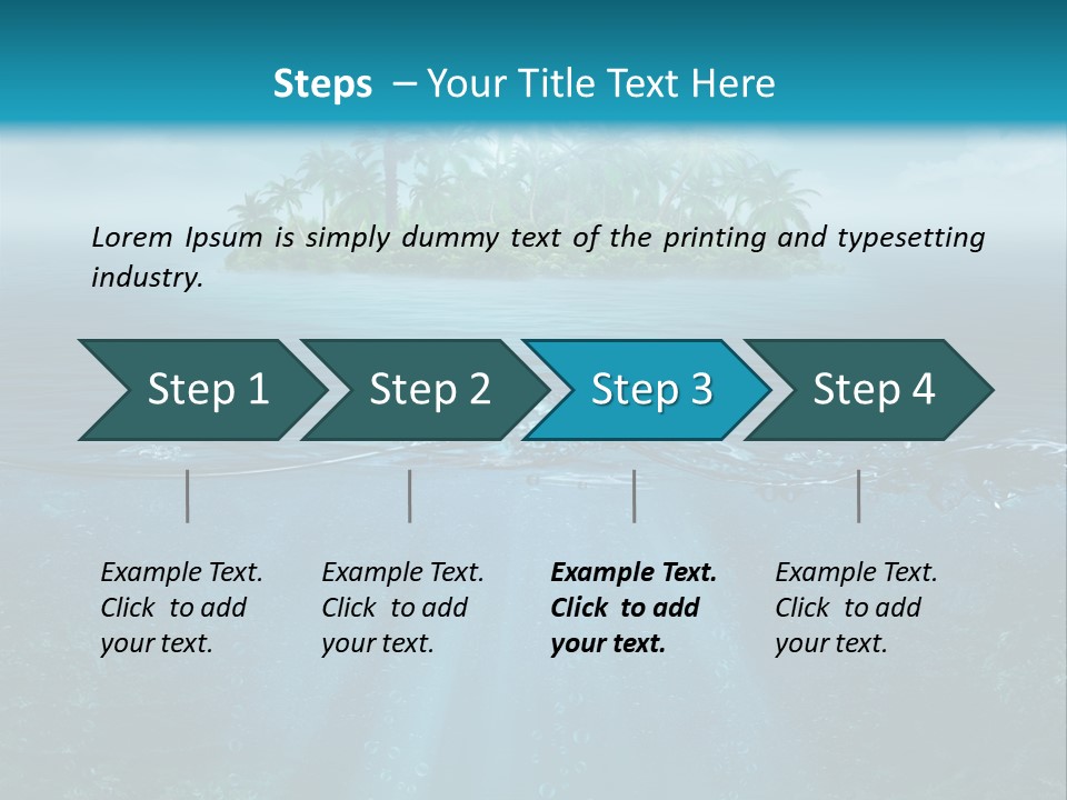 Scape Beam Sun PowerPoint Template