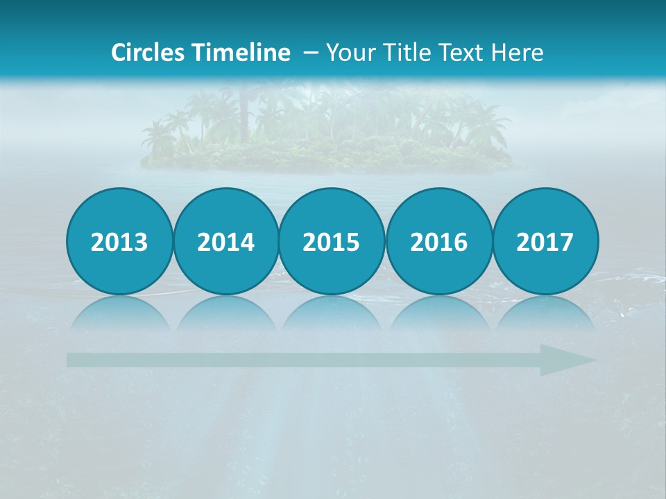 Scape Beam Sun PowerPoint Template