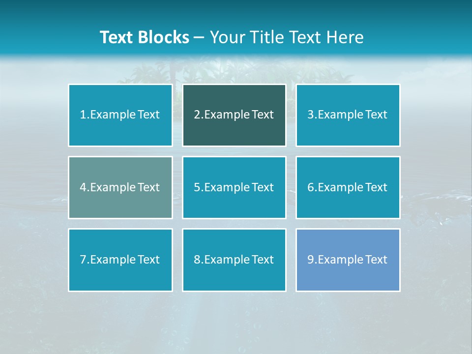 Scape Beam Sun PowerPoint Template