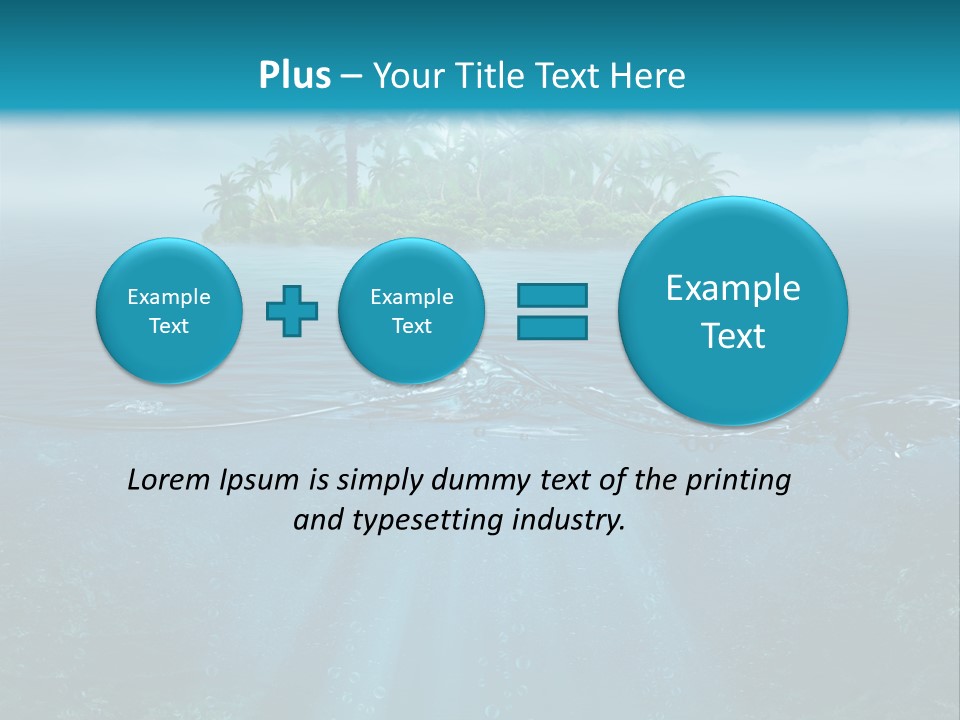 Scape Beam Sun PowerPoint Template