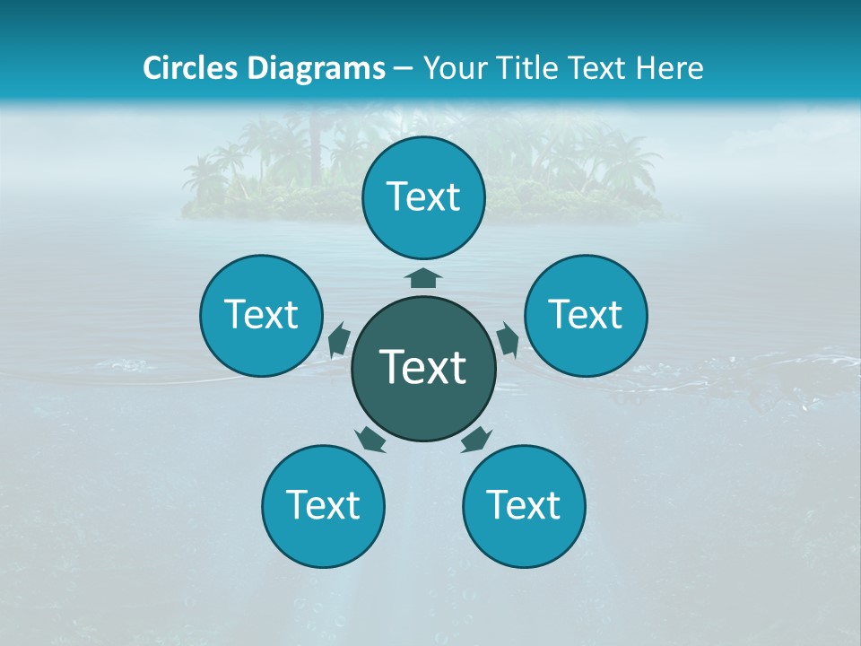 Scape Beam Sun PowerPoint Template