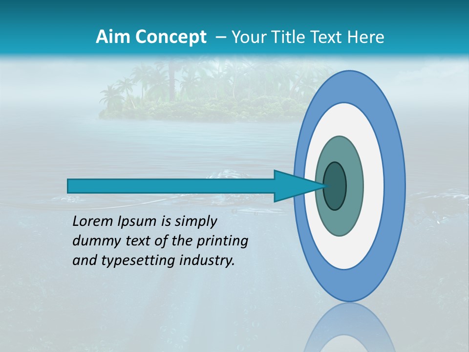 Scape Beam Sun PowerPoint Template