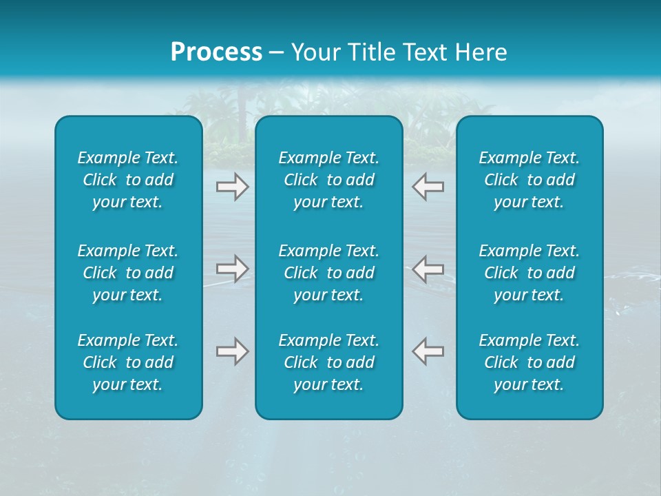 Scape Beam Sun PowerPoint Template