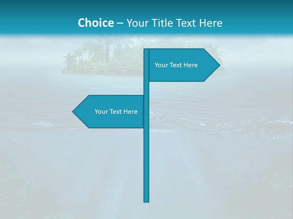 Scape Beam Sun PowerPoint Template