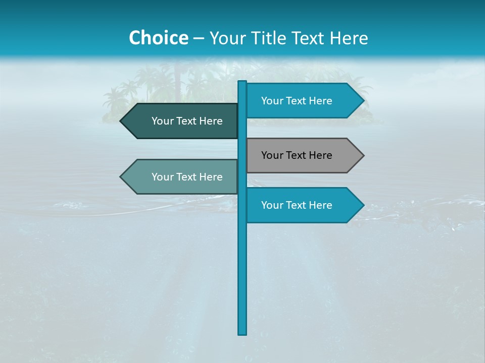 Scape Beam Sun PowerPoint Template