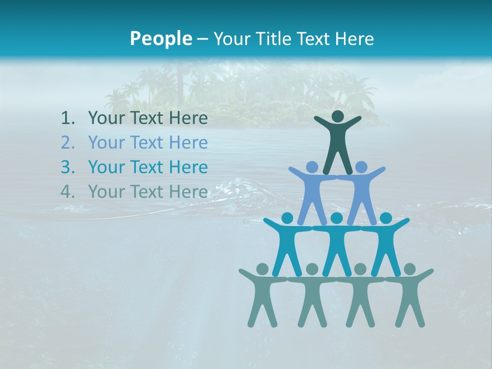 Scape Beam Sun PowerPoint Template