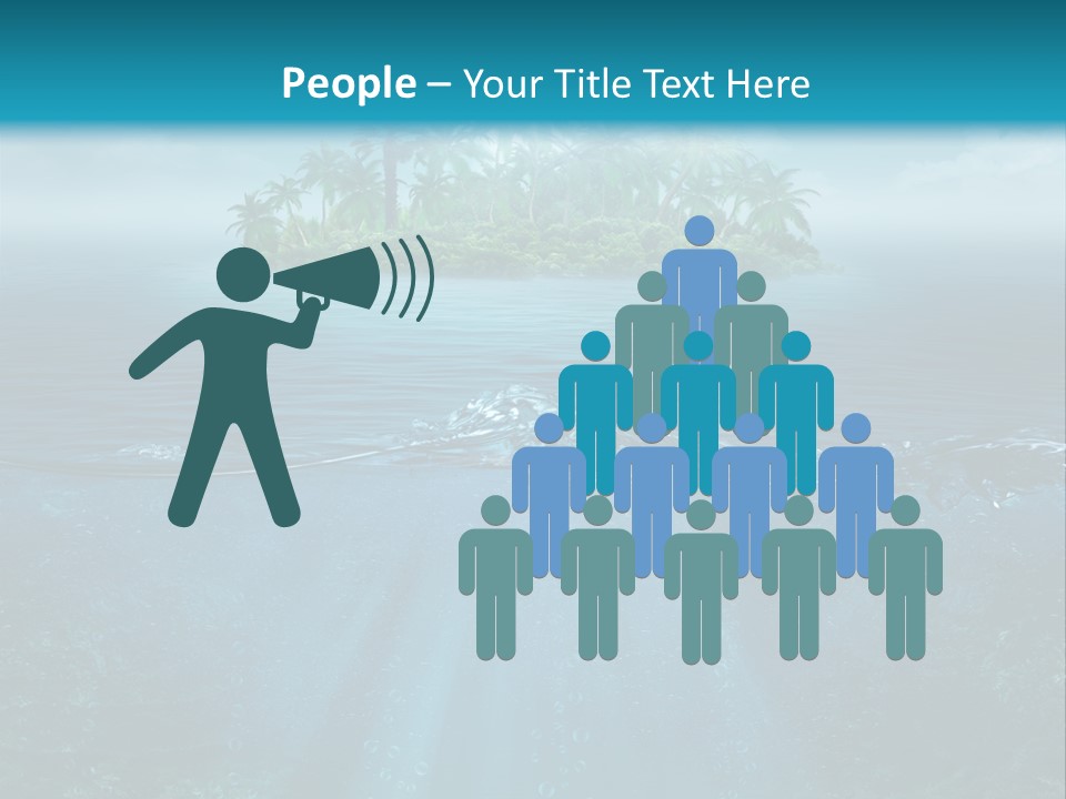 Scape Beam Sun PowerPoint Template