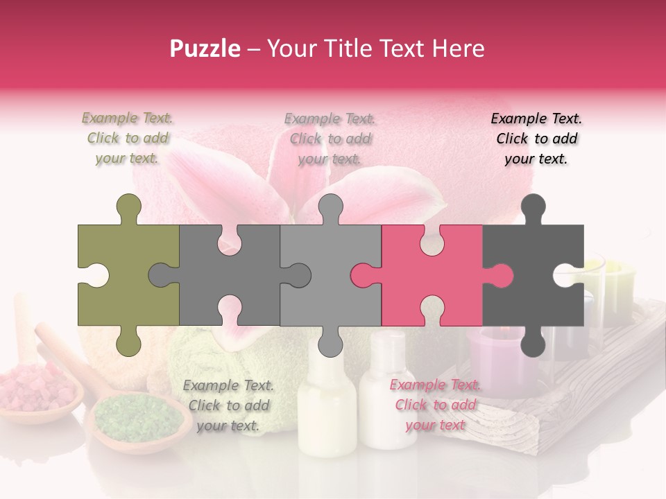 Towel Spa Tradition PowerPoint Template