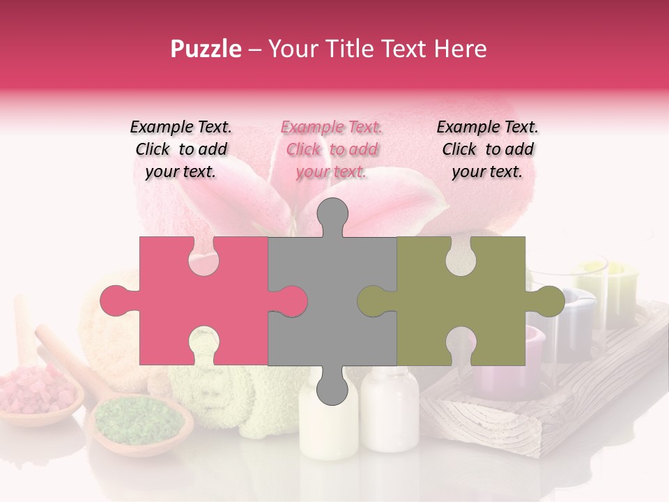 Towel Spa Tradition PowerPoint Template