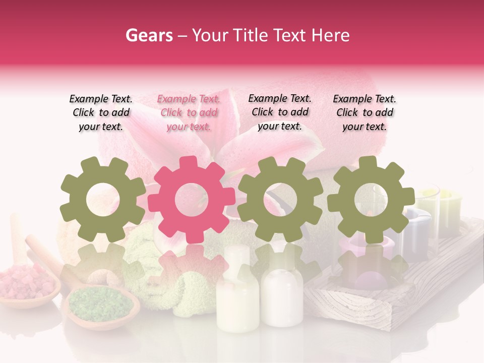 Towel Spa Tradition PowerPoint Template