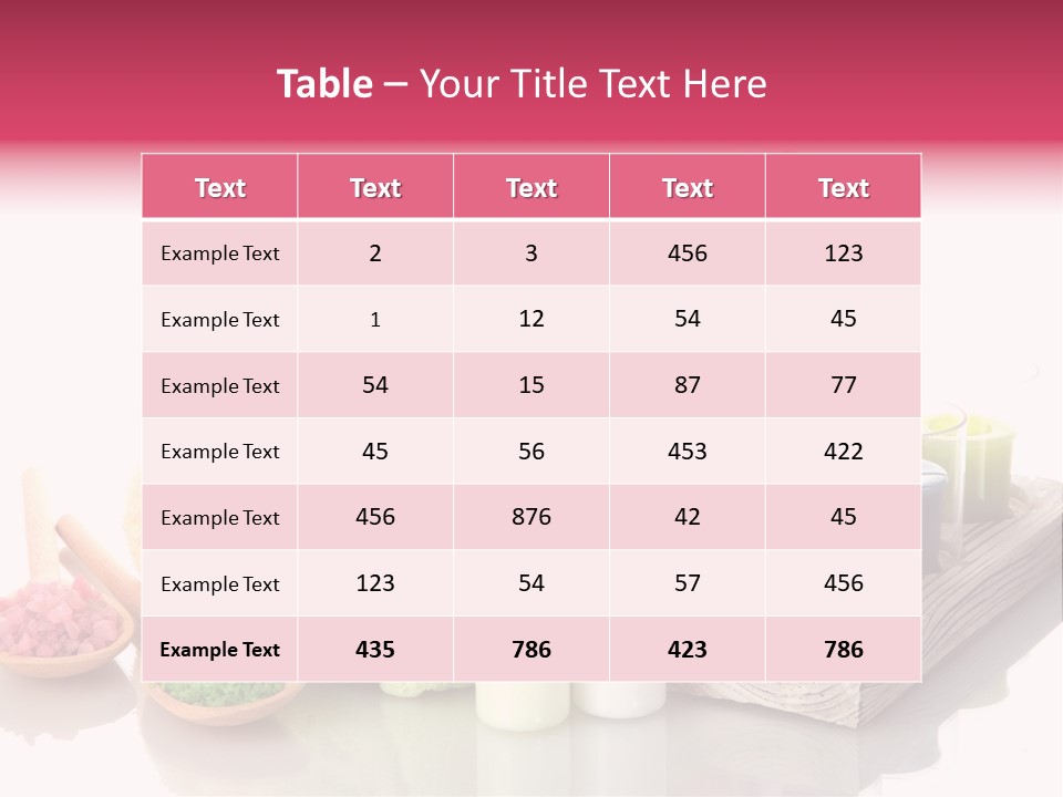 Towel Spa Tradition PowerPoint Template