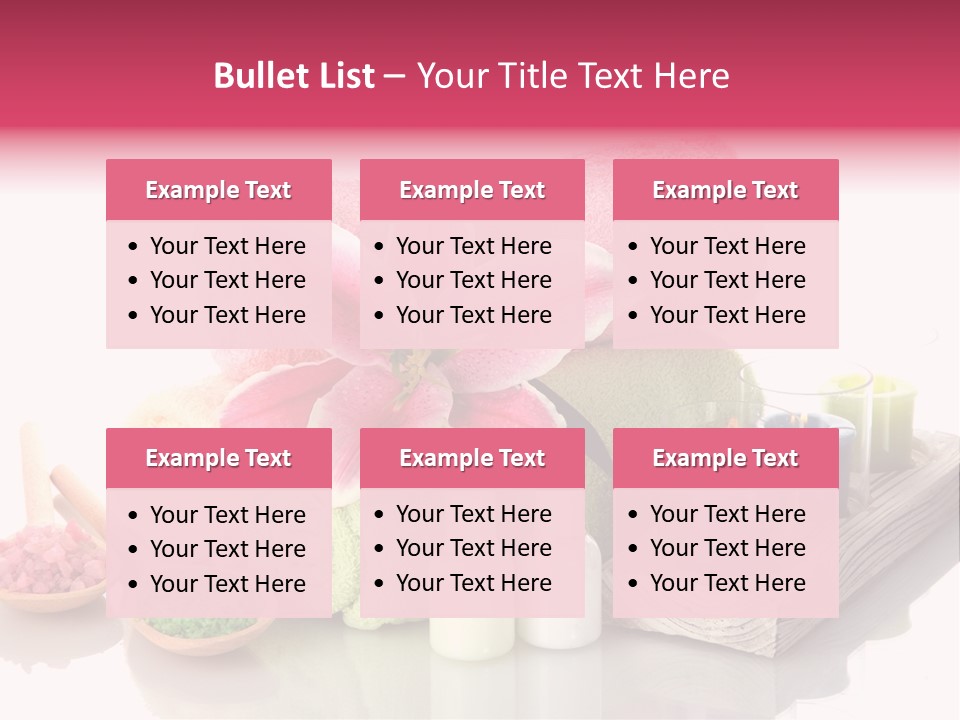 Towel Spa Tradition PowerPoint Template