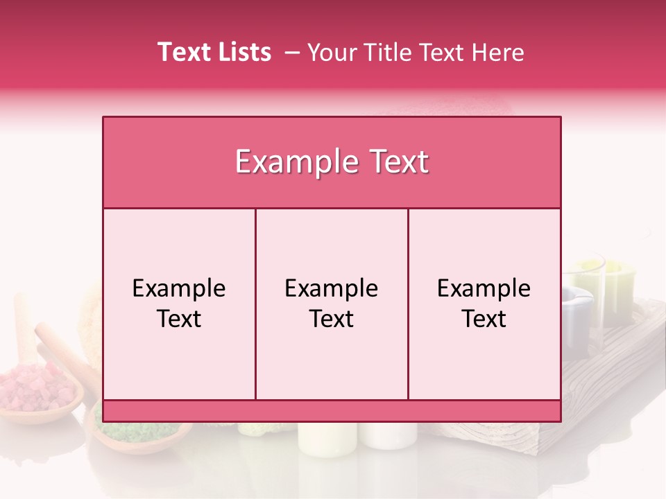 Towel Spa Tradition PowerPoint Template