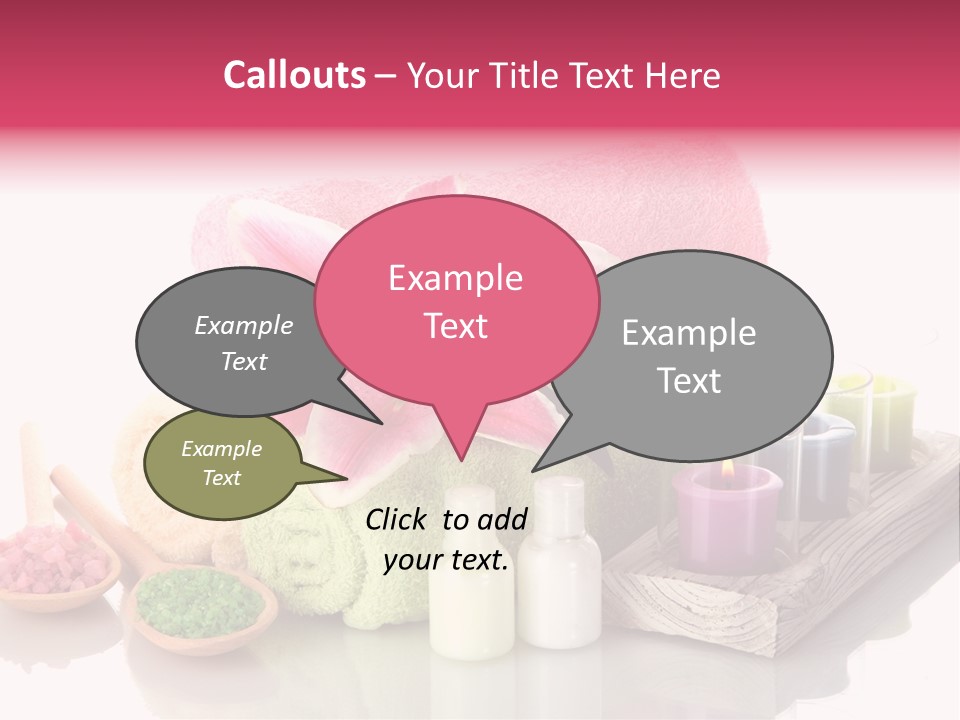 Towel Spa Tradition PowerPoint Template