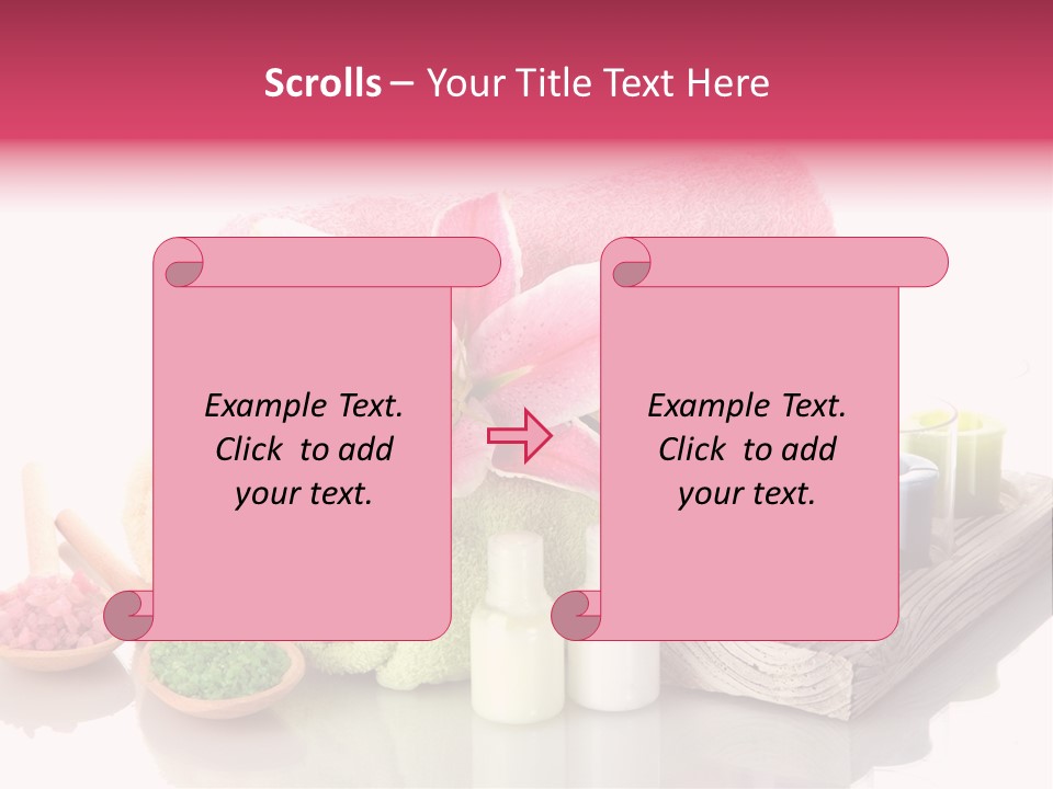 Towel Spa Tradition PowerPoint Template