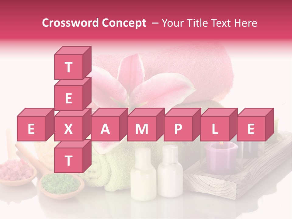 Towel Spa Tradition PowerPoint Template