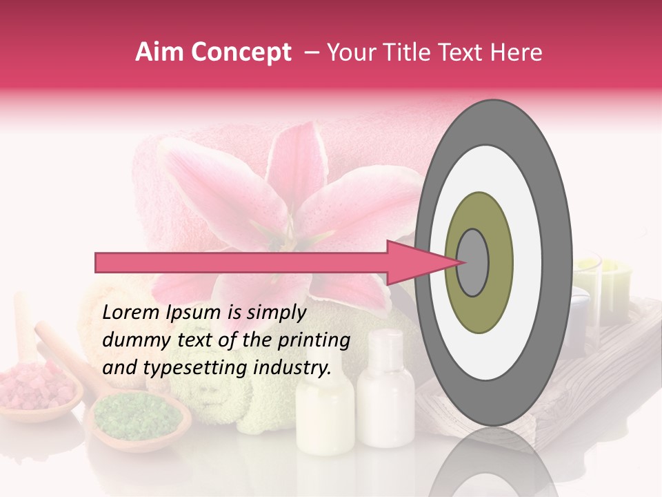 Towel Spa Tradition PowerPoint Template