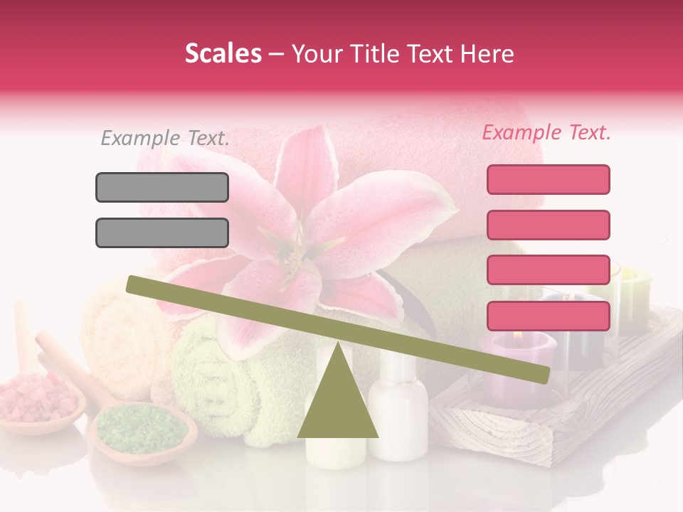 Towel Spa Tradition PowerPoint Template