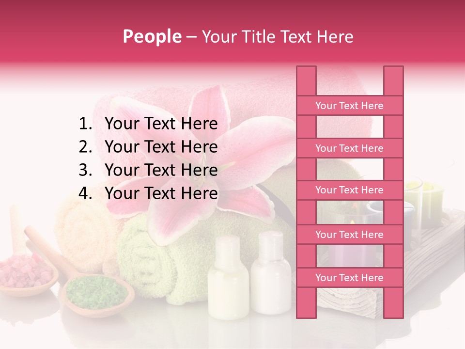 Towel Spa Tradition PowerPoint Template