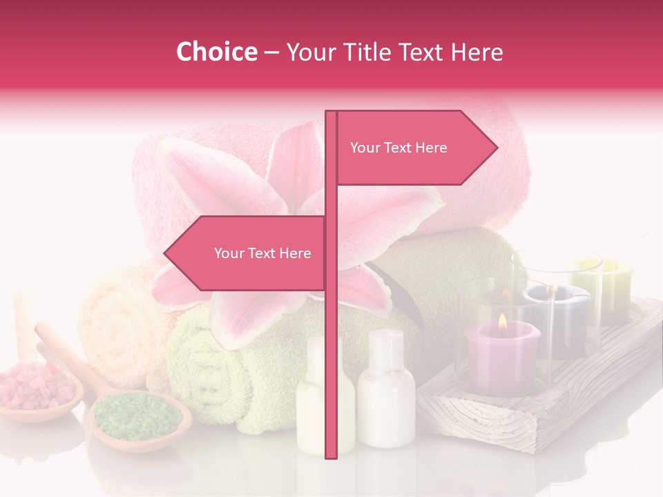 Towel Spa Tradition PowerPoint Template