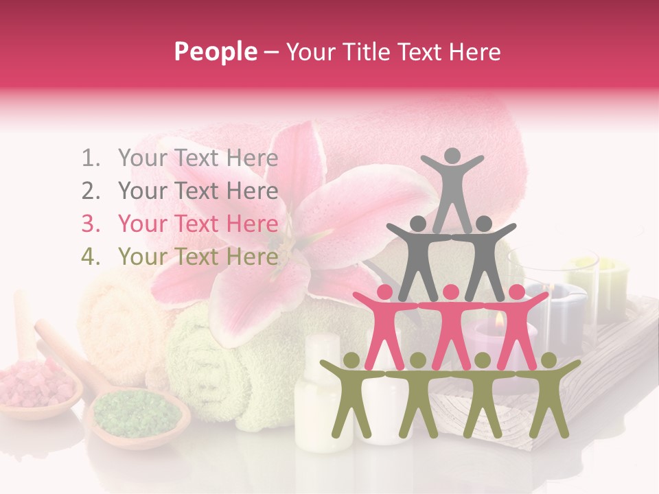 Towel Spa Tradition PowerPoint Template