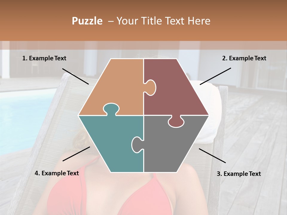 Long Chair Eyes Shut Longchair PowerPoint Template