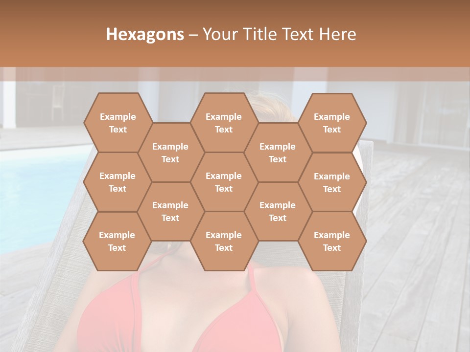 Long Chair Eyes Shut Longchair PowerPoint Template