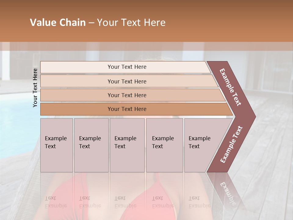 Long Chair Eyes Shut Longchair PowerPoint Template