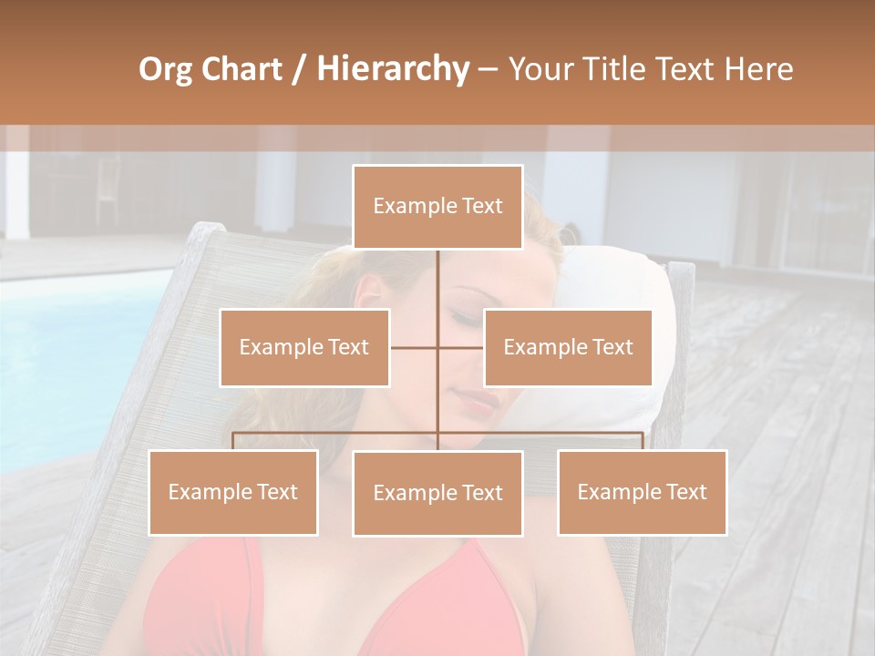 Long Chair Eyes Shut Longchair PowerPoint Template