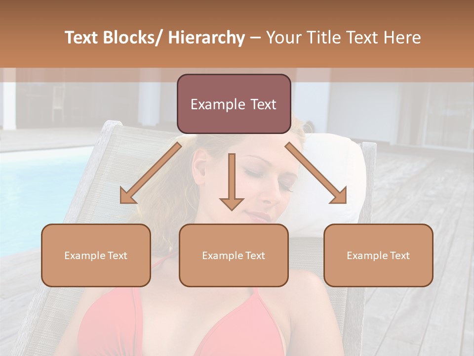 Long Chair Eyes Shut Longchair PowerPoint Template
