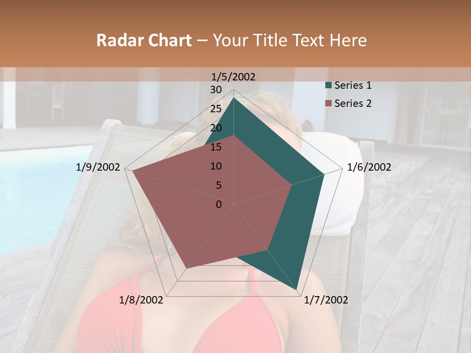 Long Chair Eyes Shut Longchair PowerPoint Template